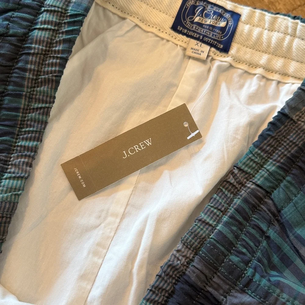 NWT- J Crew Preppy Plaid Dock Shorts. Men’s Sz-XL. Coastal | Country Club Beach